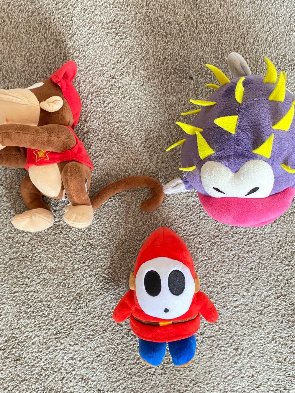 Set of 4 Super Mario Plushies